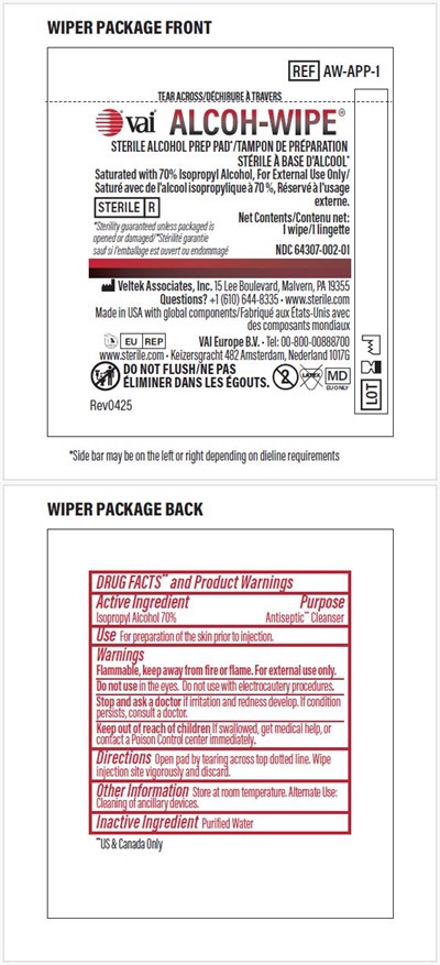 Image Of Wipe Packet Front And Back (Wiper Package Label 16may2025)